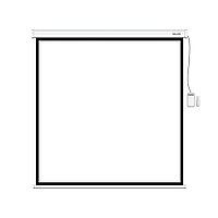Экран для проекторов Deluxe DLS-ERC203x153W Моторизированный 195x145 Matt white Белый TVR19667 Экран для проекторов Deluxe DLS-ERC203x153W Моторизированный 195x145 Matt white Белый