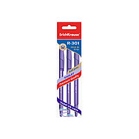 Ручка шариковая ErichKrause® 44595 R-301 Violet Stick&Grip 0.7 цвет чернил фиолетовый (в пакете 3 ручки) TVR25634 Ручка шариковая ErichKrause® 44595 R-301 Violet Stick&Grip 0.7 цвет чернил фиолетовый (в пакете 3 ручки)