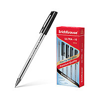 Ручка шариковая ErichKrause® ULTRA-10 цвет чернил черный (в коробке по 12 шт.) TVR29347 Ручка шариковая ErichKrause® ULTRA-10 цвет чернил черный (в коробке по 12 шт.)