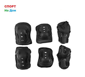 Защита для роликовых коньков детская (цвет черный, размер S)