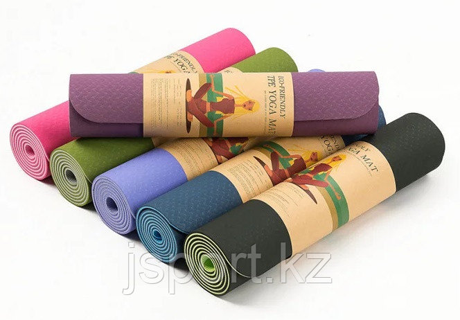 Коврик гимнастический, Yoga Mat TPE (183см х 61см х 6мм)