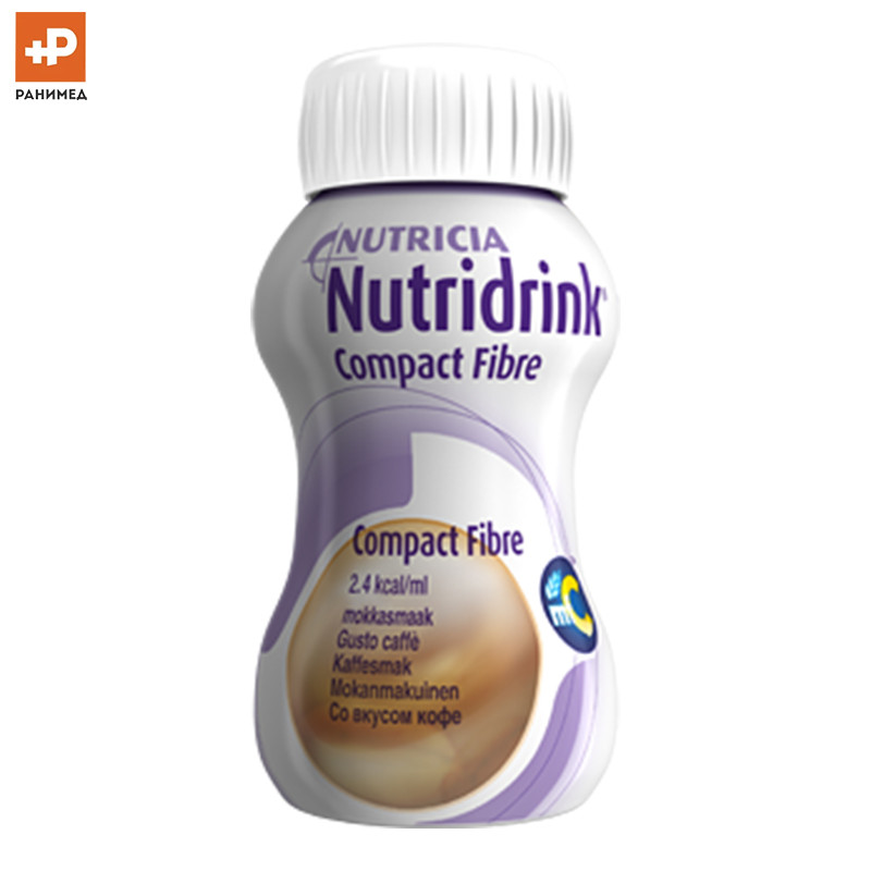 Нутридринк Компакт Протеин с пищевыми волокнами со вкусом кофе 125 мл