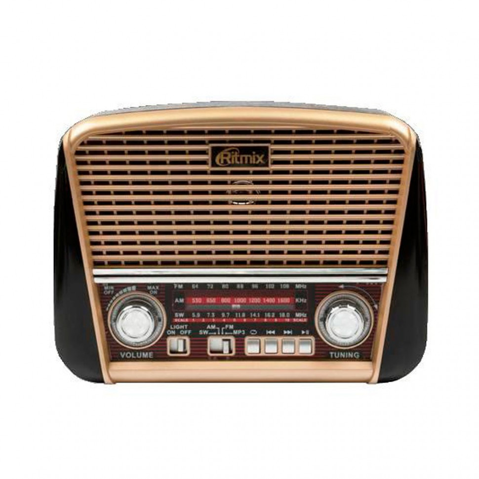 Радиоприемник портативный Ritmix RPR-050 gold