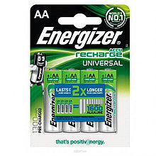 Аккумуляторы Energizer Universal NH15 NiMH AA 1300mAh 4 штуки в блистере