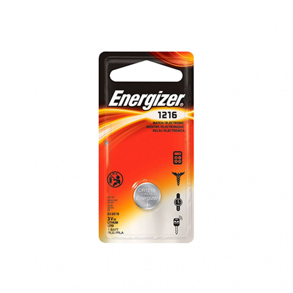 Элемент питания Energizer CR1216 -1 штука в блистере