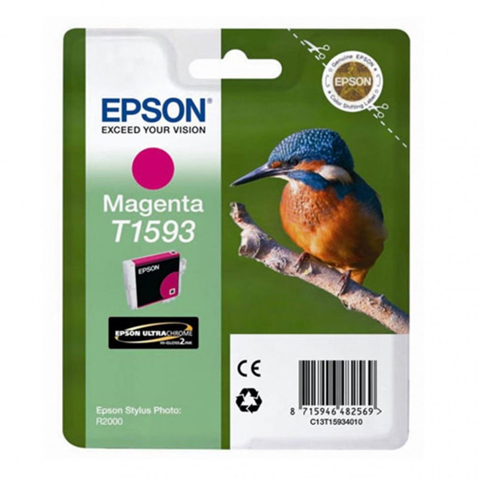 Картридж с пурпурными чернилами Epson, C13T15934010