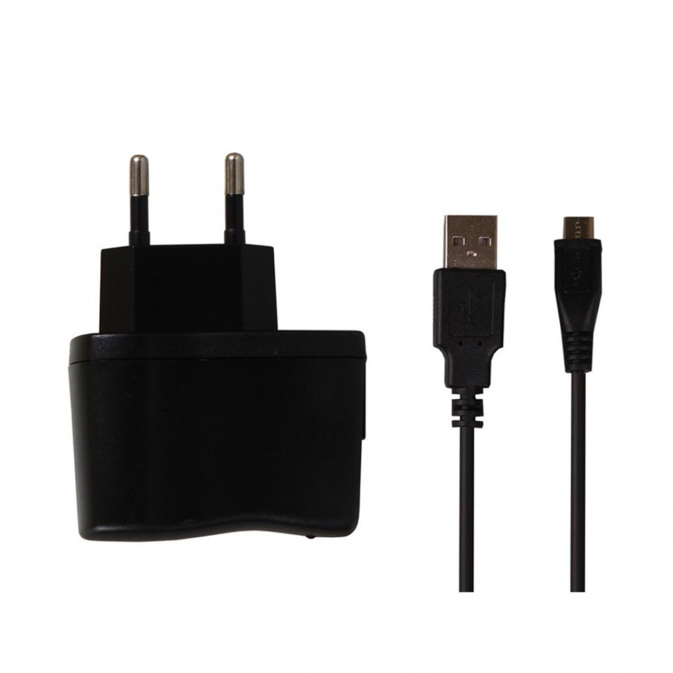 СЗУ SmartBuy ONE, 1А, MiniUSB, кабель 1м, черн (SBP-4050)/100