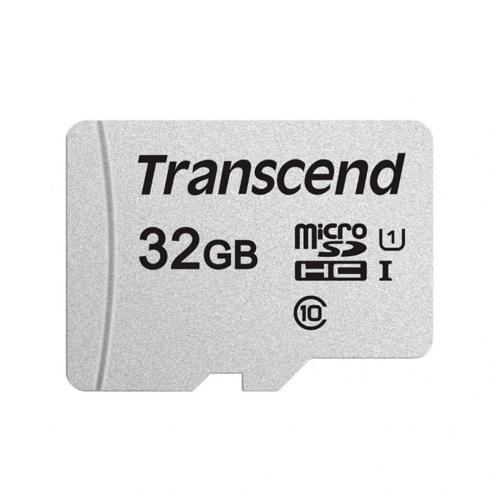 Карта памяти MicroSD 32GB Class 10 U1 Transcend TS32GUSD300S
