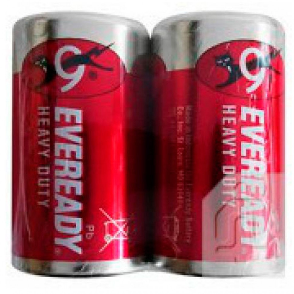 Элемент питания R20-D Eveready HD 2 штуки в шринке