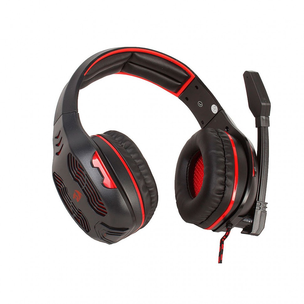 Наушники-гарнитура игровые Defender Hardy USB, подсветка, кабель 2,3 м