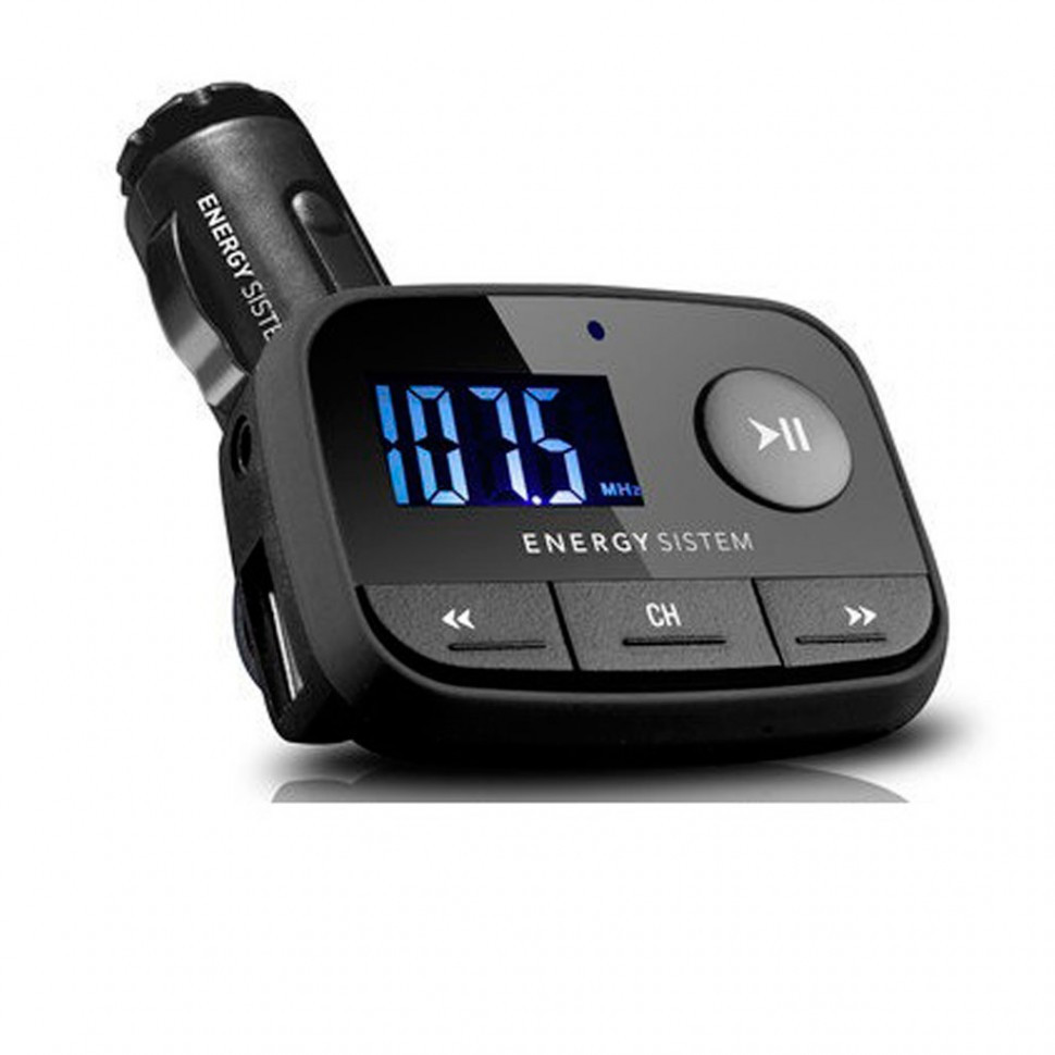 Модулятор FM Energy Sistem Car +USB+AUX черный