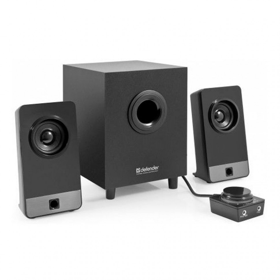 Компактная акустика 2.1 Defender T I-Wave S16 16 Вт черный, деревянный корпус, 220В