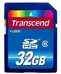 Карта памяти Secure Digital 32 GB Transcend, Class 6, TS32GSDHC6