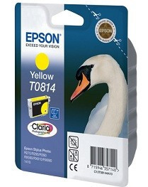 Картридж Epson, C13T11144A10, yellow, (0814)