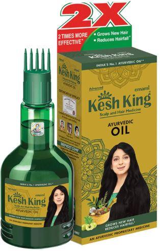 Масло "Кеш Кинг" для роста и против выпадения волос 100 мл/Herbal Hair Oil Kesh King 100 ml - фото 1 - id-p76086715