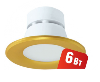 Светильник NDL-P1-6W-840-GD-LED 94 835 Navigator - фото 1 - id-p75498316
