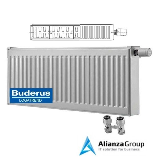 Стальной панельный радиатор Тип 22 Buderus Радиатор VK-Profil 22/300/1000 (36) (A)