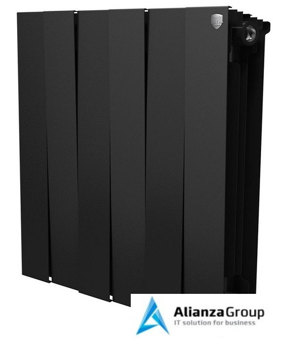 Биметаллический радиатор Royal Thermo Piano Forte 500 Noir Sable 4 секц.