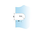 Коннектор DG-1 стена-стекло 180˚ | FGD-147 ZN/CR | Цинк/ Хром, фото 3