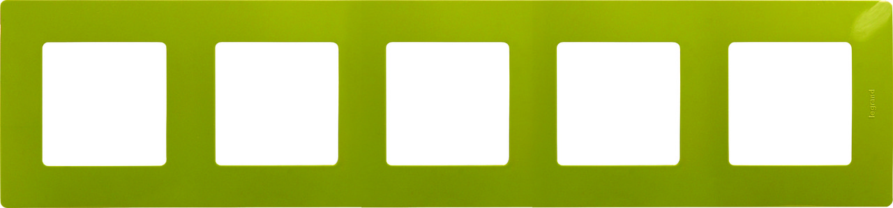 Рамка 5 мест зеленый папоротник ETIKA /672545/