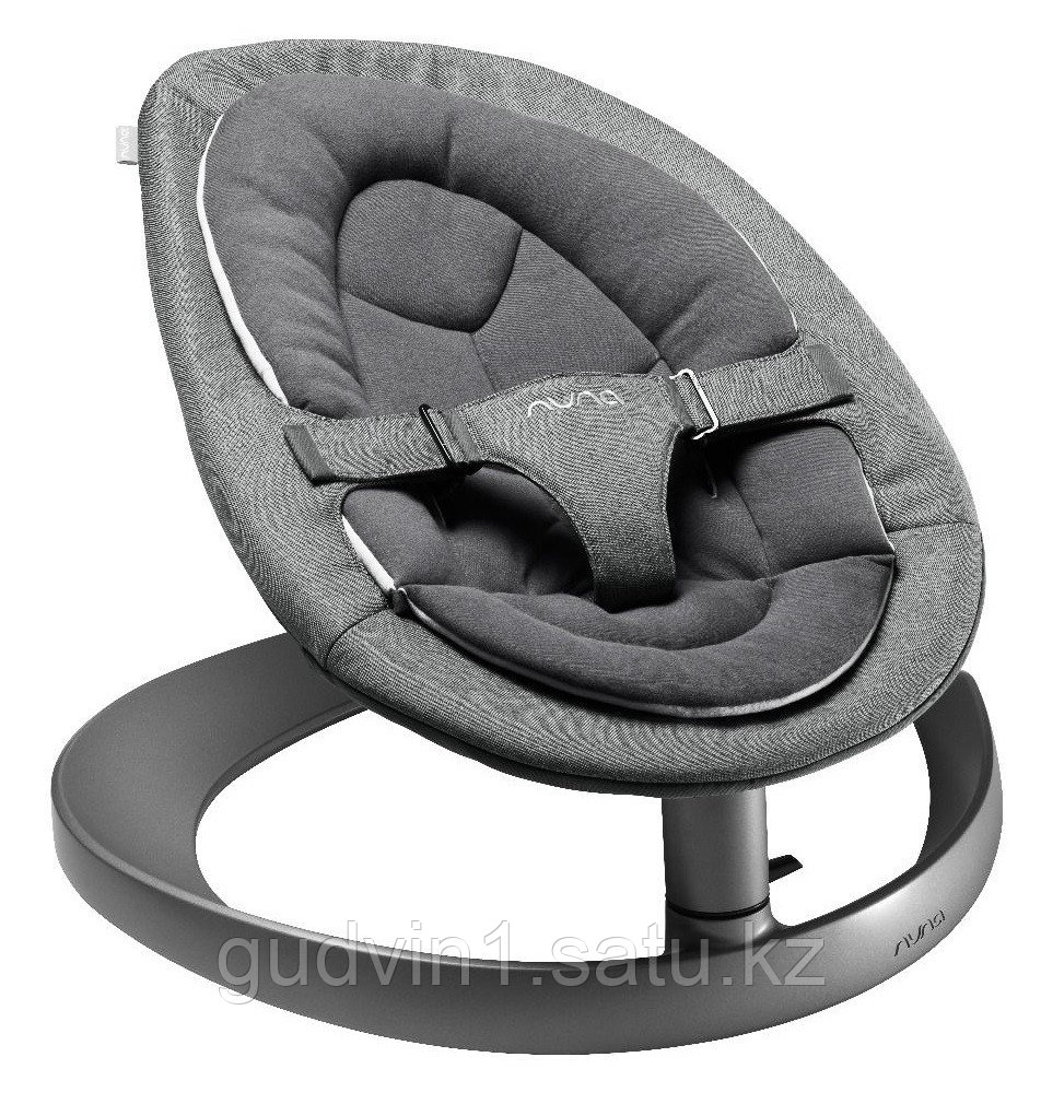 Шезлонг качалка Nuna Leaf Curv цвет Threaded