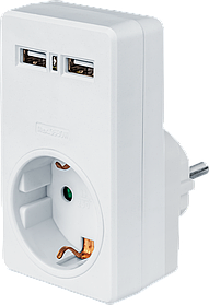 Адаптер NAD-USB02-1E-C-WH с/з 1 гн. USB2/1A 61 699 Navigator