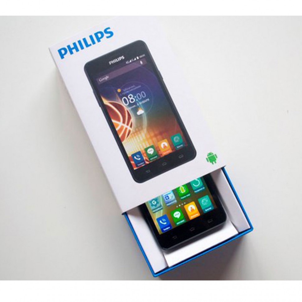 Смартфон 5" Philips V526 LTE синий