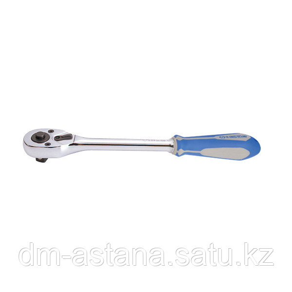 KING TONY Трещотка 1/2", 250 мм, 32 зубца, флажковая с кнопкой KING TONY 4762-10G