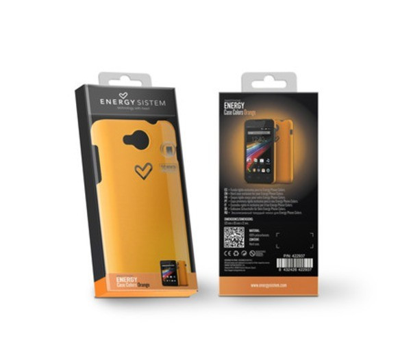Чехол твердый Energy Sistem Energy Phone Case Colors Orange, Exclusive Phone Colors Smartphone Case