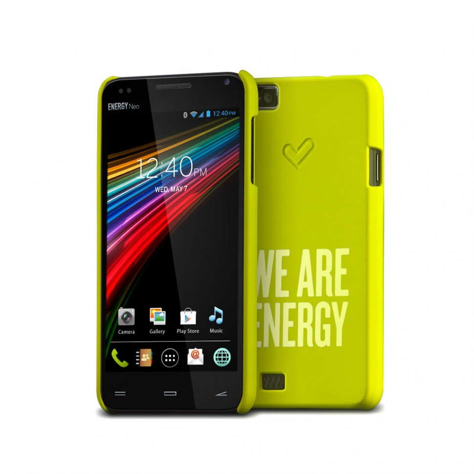 Чехол для ENERGY PHONE NEO Energy Sistem, Energy Phone Case Neo Green, цвет: зеленый