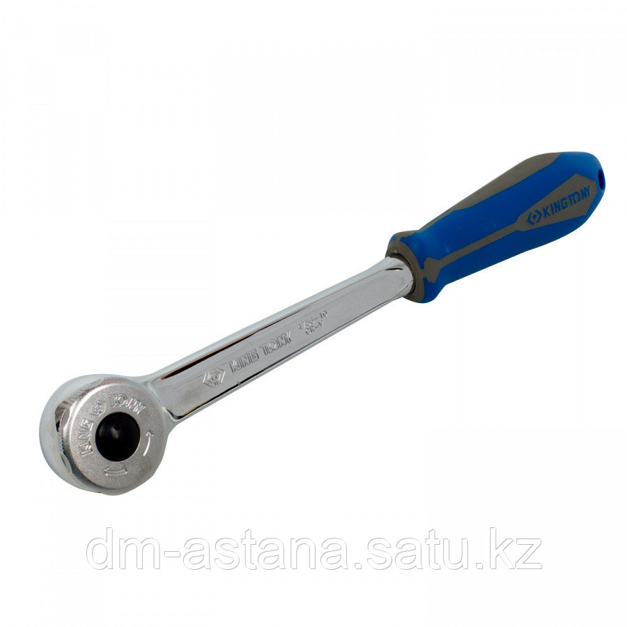 KING TONY Трещотка 1/2", 250 мм, 72 зубца, дисковый механизм, с кнопкой KING TONY 4756-10G