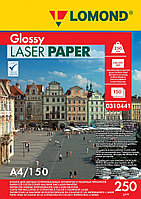 Түрлі-түсті лазерлік баспаға арналған А4 қағазы Ломонд 250 г/м2 жылтыр