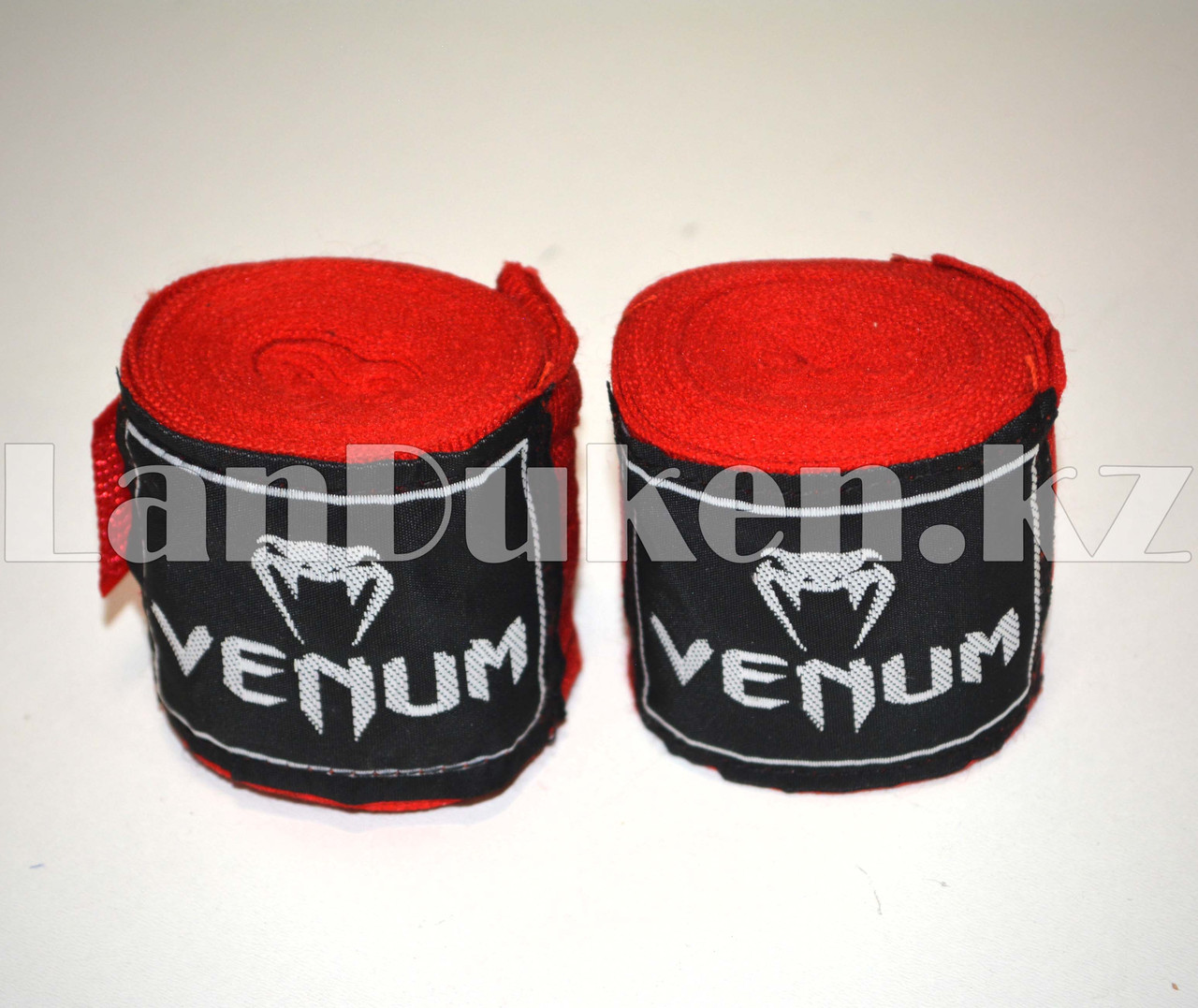 Боксерский бинт Venum красный 2 штуки 330 см x 5.5 см - фото 5 - id-p76141530