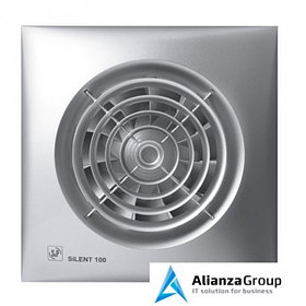 Вытяжка для ванной диаметр 100 мм Soler & Palau SILENT-100 CZ Silver 12V