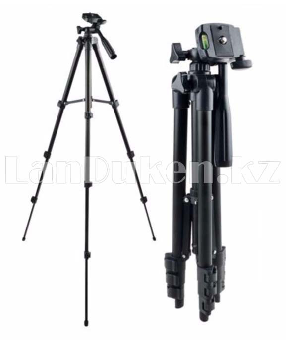 Штатив-тренога для фотоаппарата/смартфона TRIPOD-3120A универсальный, с уровнем и чехлом - фото 6 - id-p76145808