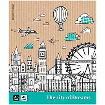 Тетрадь 48л., А5, клетка ArtSpace "Путешествия. City of dreams", ТВИН-лак, фото 3