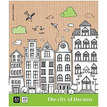 Тетрадь 48л., А5, клетка ArtSpace "Путешествия. City of dreams", ТВИН-лак, фото 2
