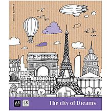 Тетрадь 48л., А5, клетка ArtSpace "Путешествия. City of dreams", ТВИН-лак, фото 2