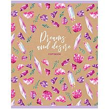 Тетрадь 48л., А5, клетка ArtSpace "Стиль. Dreams and desire", фактурное тиснение, фото 2