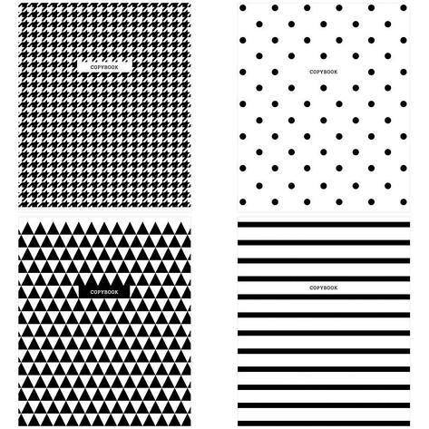 Тетрадь 48л., А5, клетка ArtSpace "Узоры. BW Pattern", фото 2