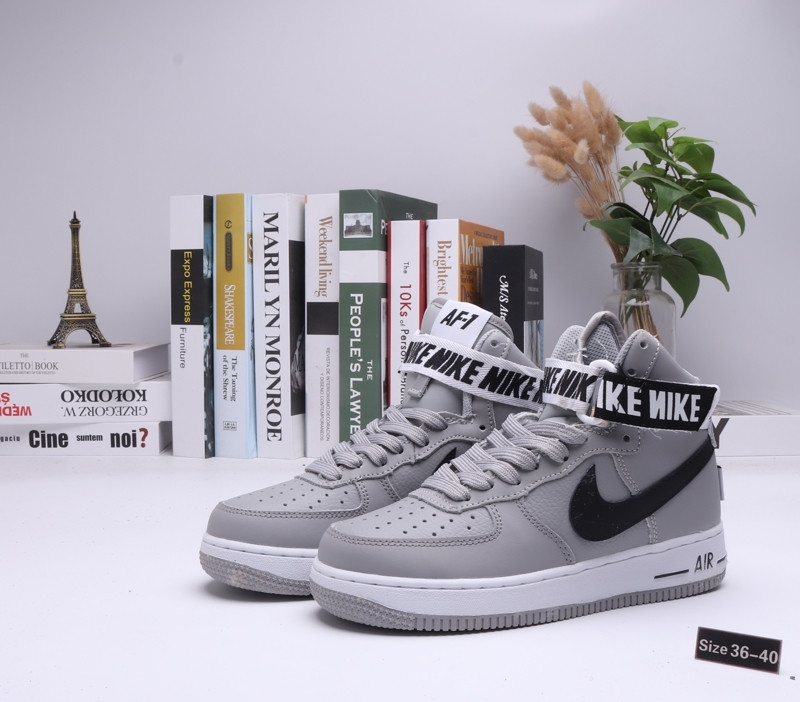 Кроссовки Nike Air Force 1 High "Gray" (36-40)