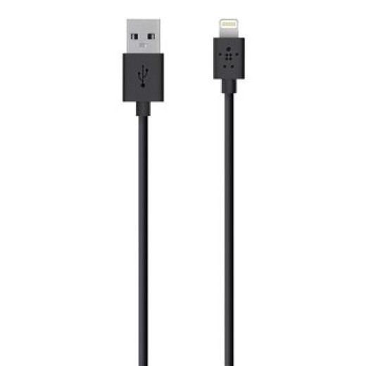 Кабель BELKIN USB 2.0 Lightning charge/sync cable (1.2м, Black)