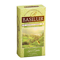 Чай зеленый пакетированный Лист Цейлона Раделла Radella Green, 25пак Basilur