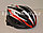 Защитный шлем для катания на роликах и велосипеде MOON матовый красно-черный, фото 4