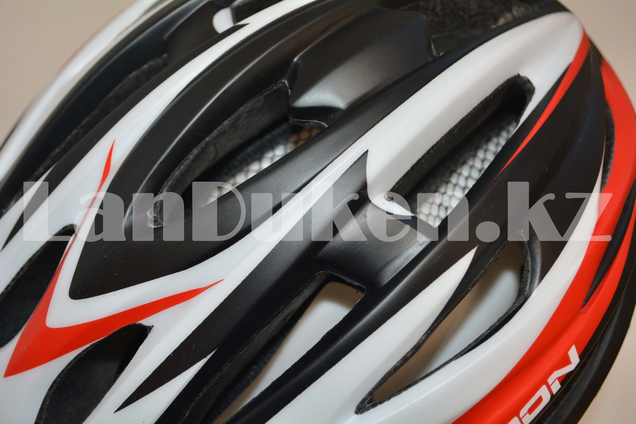 Защитный шлем для катания на роликах и велосипеде MOON матовый красно-черный - фото 5 - id-p76206377