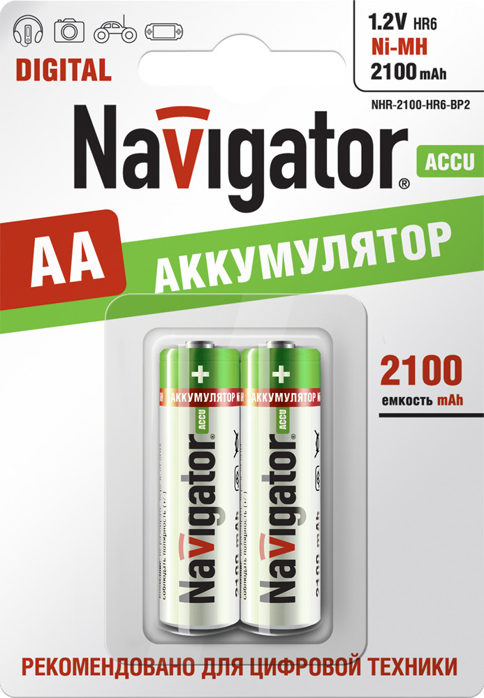 Аккумулятор NHR-2100-HR6-BP2 94 463 Navigator