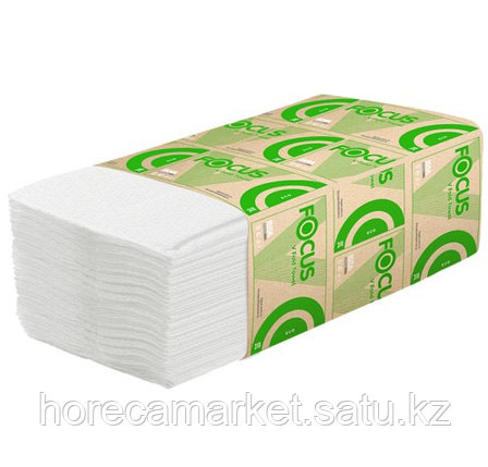 Бумаж.полотенце Focus Eco V-укладка 1сл.23x20.5см 15х200лис, фото 2