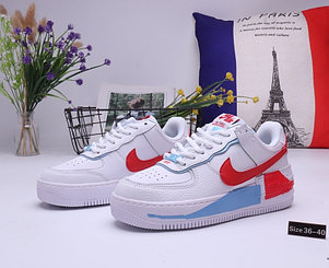 Кроссовки Nike Air Force 1 "White\Red\Blue" (36-40), фото 1