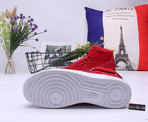 Кроссовки Nike Air Force 1 High "All Red" (36-39), фото 4