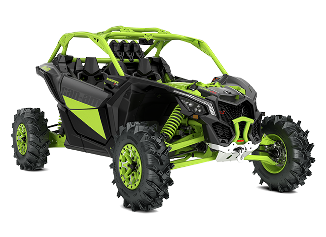 Мотовездеход BRP Can-Am Maverick X mr Turbo RR 900 Серый с салатовым 2020 INT